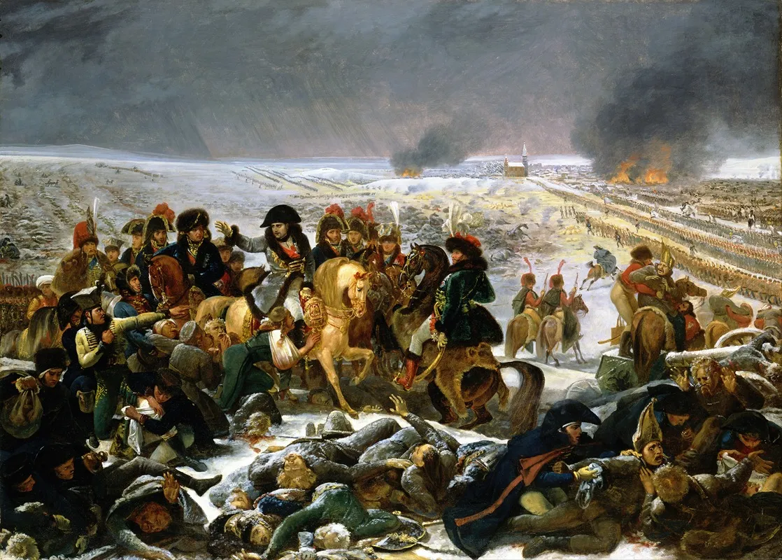 Napoleon On The Battlefield Of Eylau