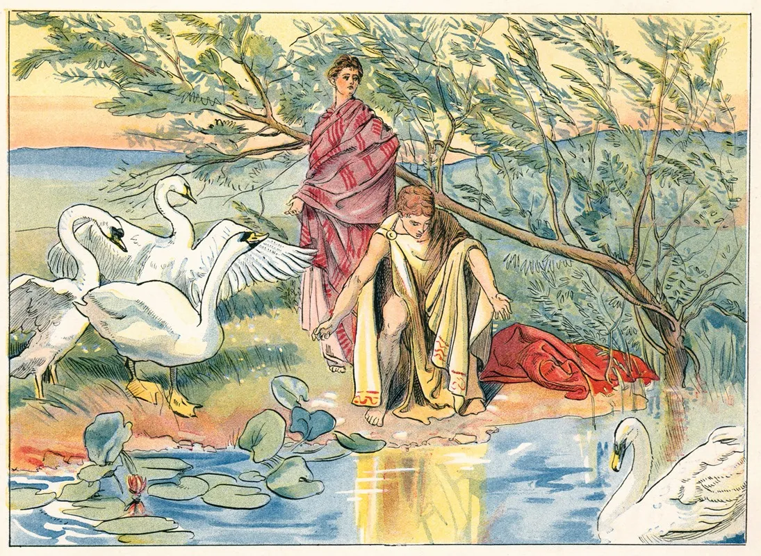 Narcissus 6 Wall Art by John Shelton Eland - High-Resolution Digital Print