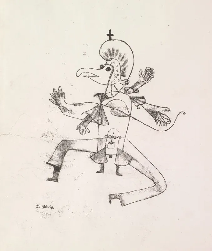 Narretei Wall Art by Paul Klee - High-Resolution Digital Print