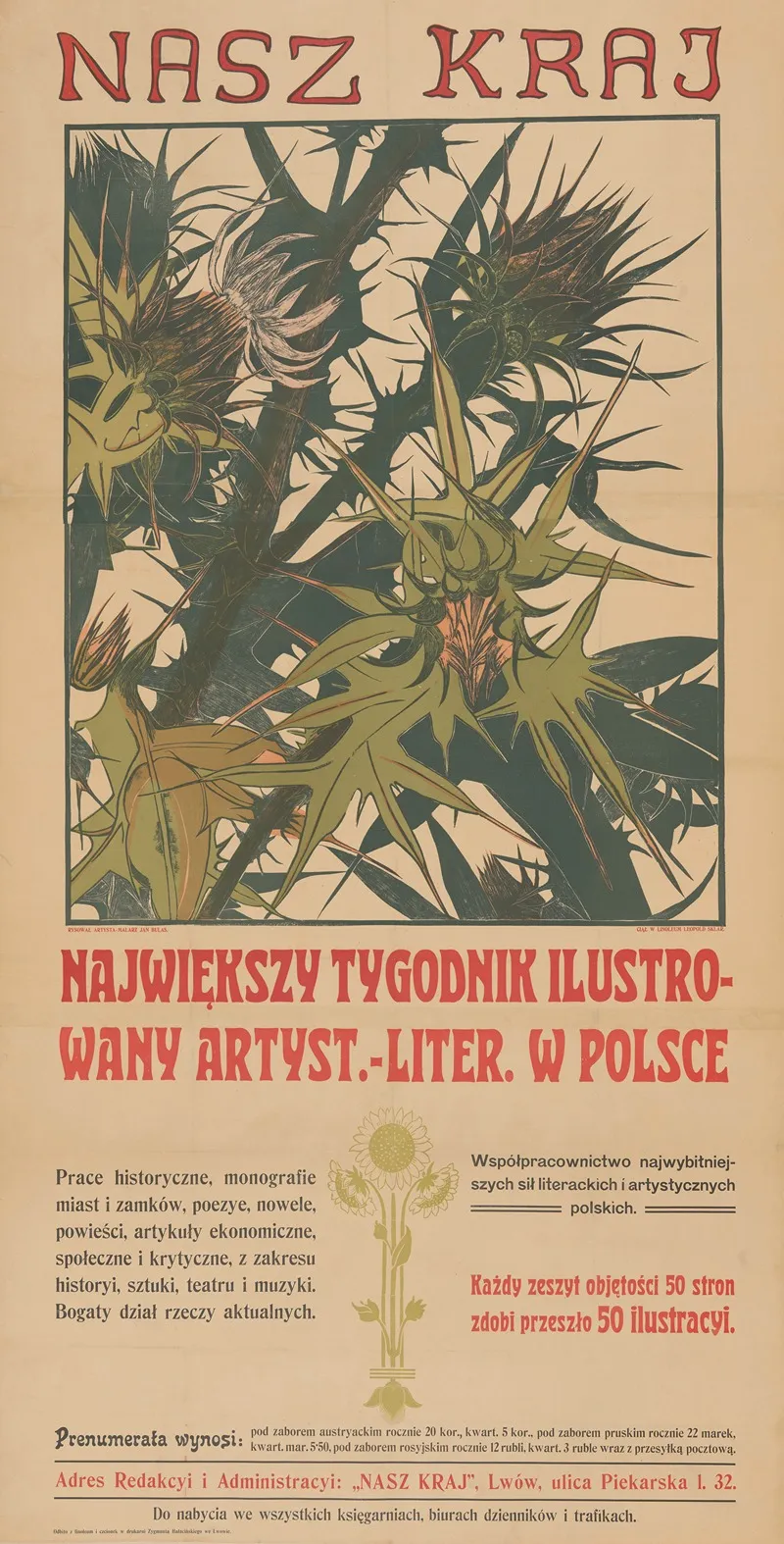 Nasz Kraj Najwiekszy Tygodnik Ilustrowany Artystyczno Literacki W Polsce