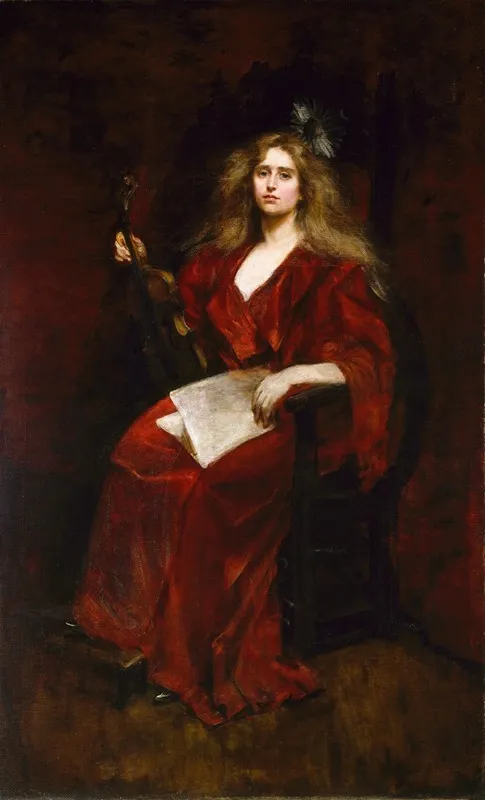 Natalie With Violin