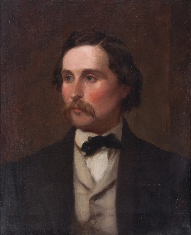 Nathan Flint Baker 1820 1891 Wall Art by Emanuel Gottlieb Leutze - High-Resolution Digital Print