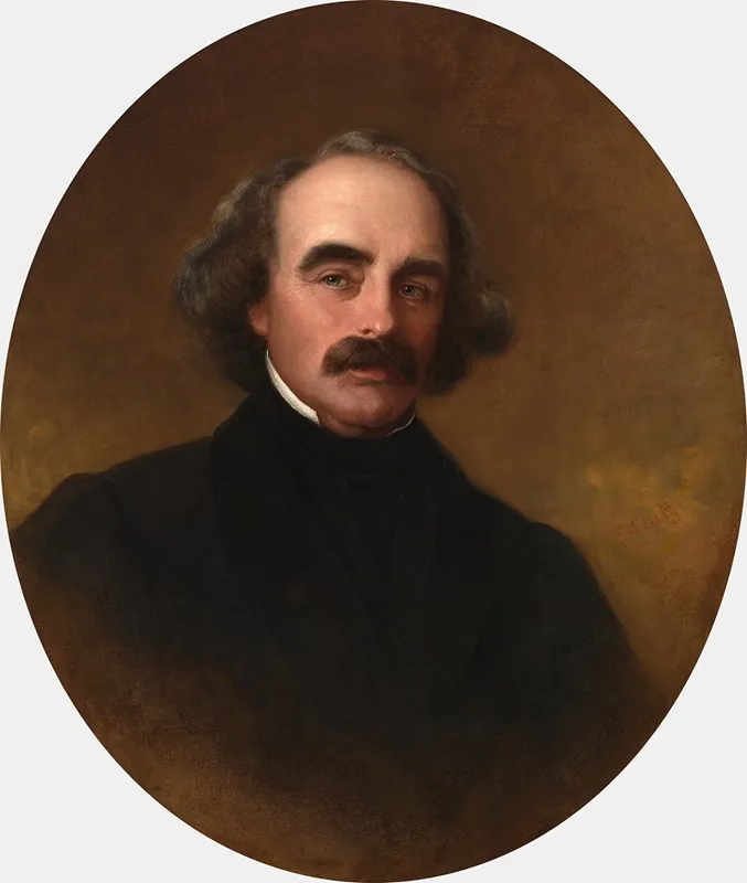 Nathaniel Hawthorne 3 Wall Art by Emanuel Gottlieb Leutze - High-Resolution Digital Print