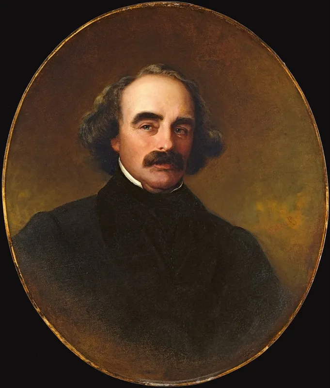 Nathaniel Hawthorne Wall Art by Emanuel Gottlieb Leutze - High-Resolution Digital Print