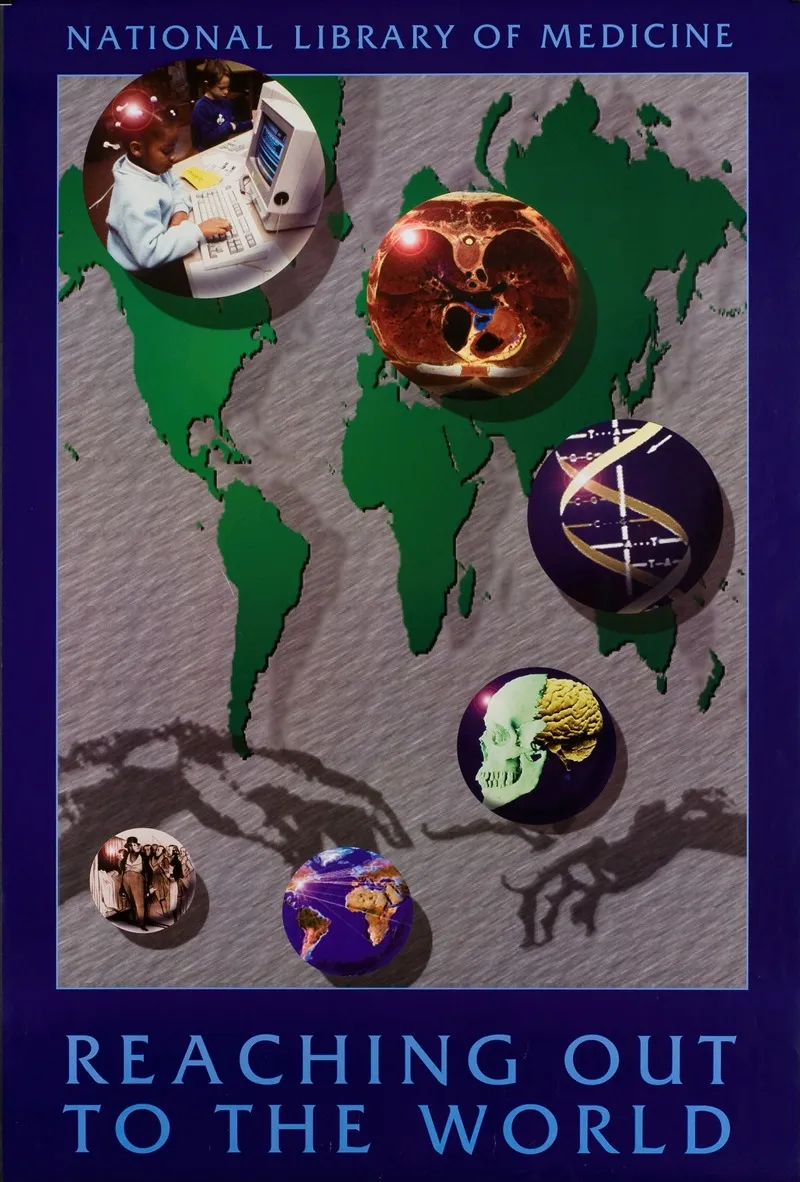National Library Of Medicine Reaching Out To The World Wall Art by National Library of Medicine - High-Resolution Digital Print