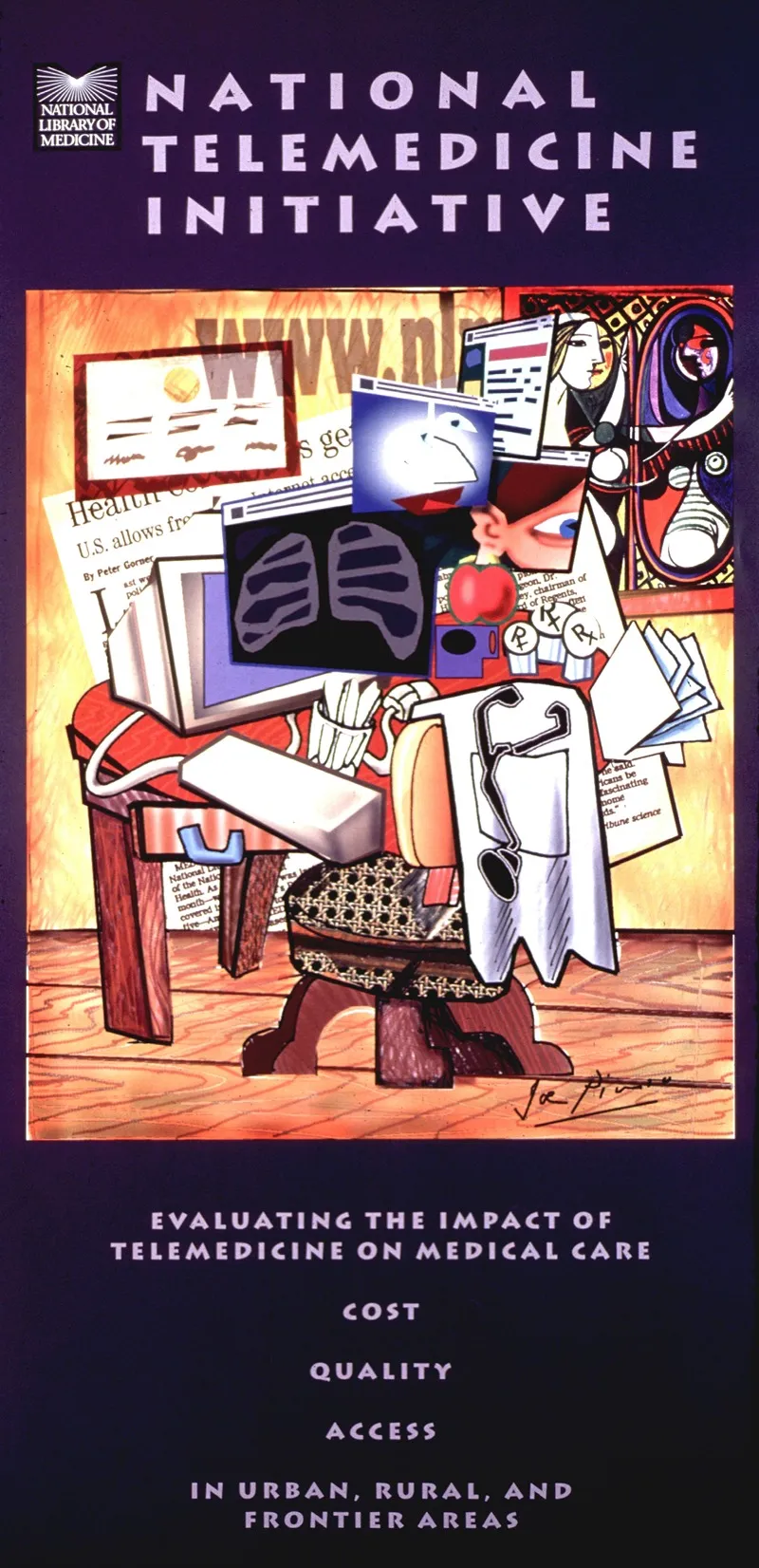 National Telemedicine Initiative Wall Art by National Library of Medicine - High-Resolution Digital Print