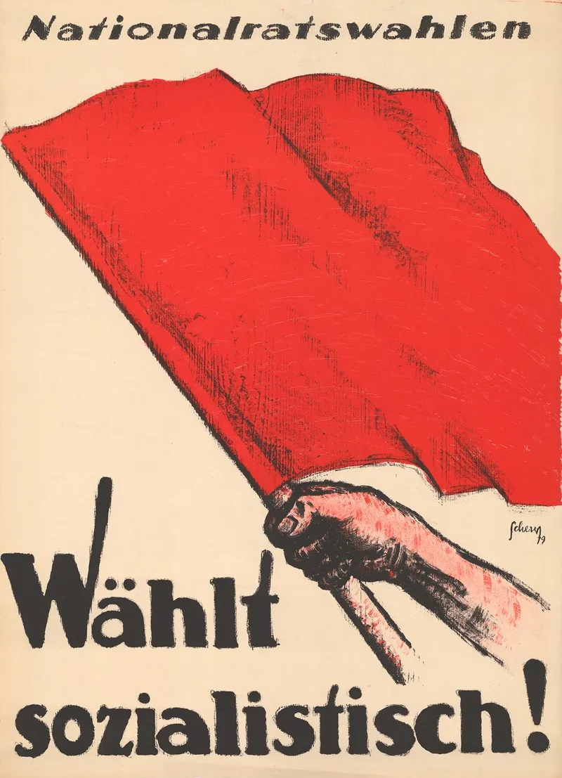 Nationalratswahlen Wahlt Sozialistisch Wall Art by Carl Scherer - High-Resolution Digital Print