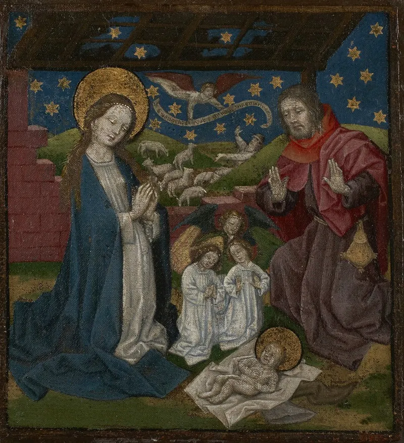 Nativity 10 Wall Art by Cologne Master of 1458 - High-Resolution Digital Print