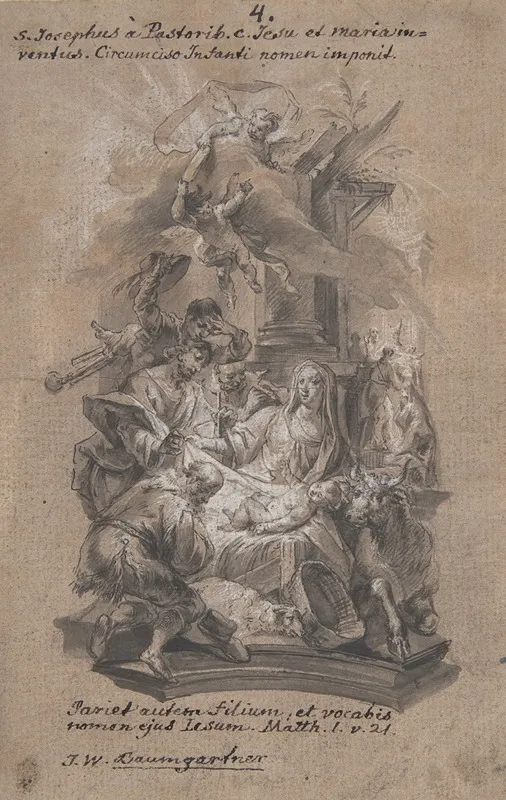 Nativity 2 Wall Art by Johann Wolfgang Baumgartner - High-Resolution Digital Print