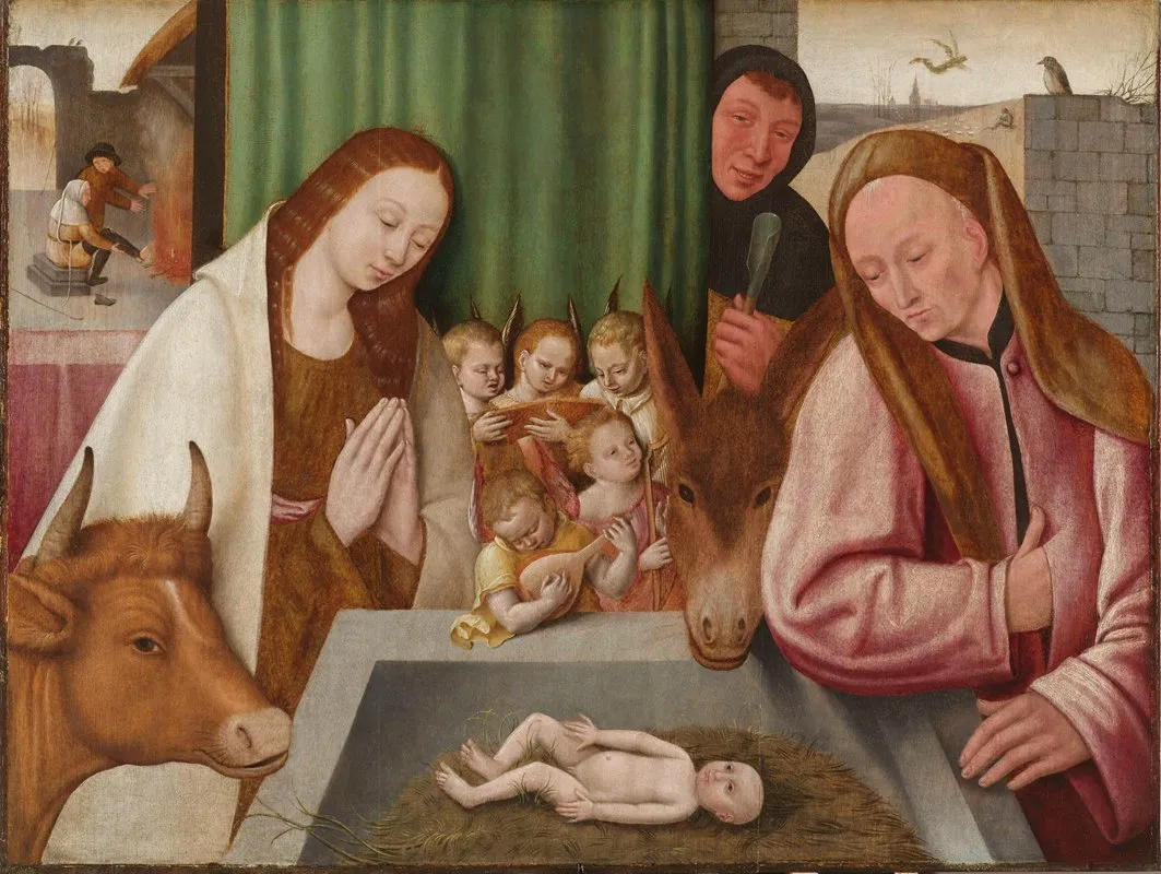 Nativity 7 Wall Art by Manner of Hieronymus Bosch - High-Resolution Digital Print