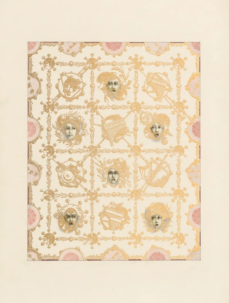 Naturalistische Decorationsmalereien Pl 3