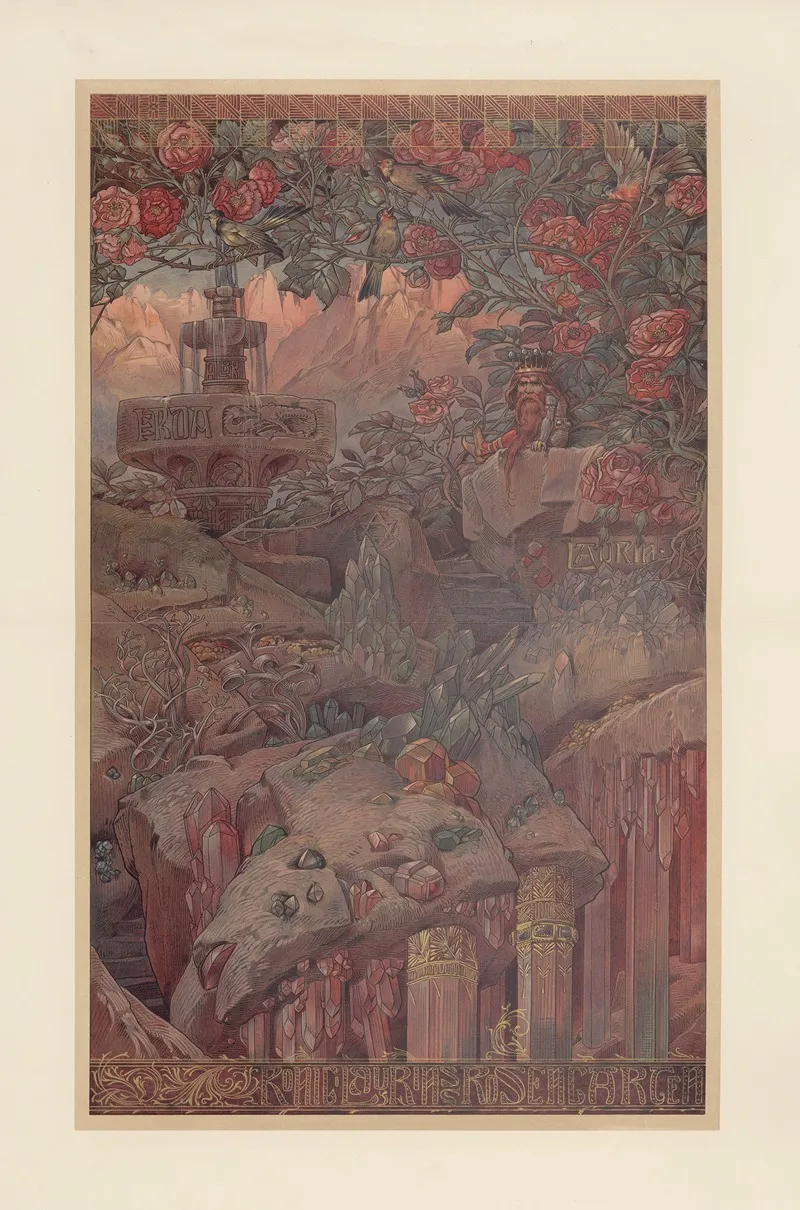 Naturalistische Decorationsmalereien Pl 5