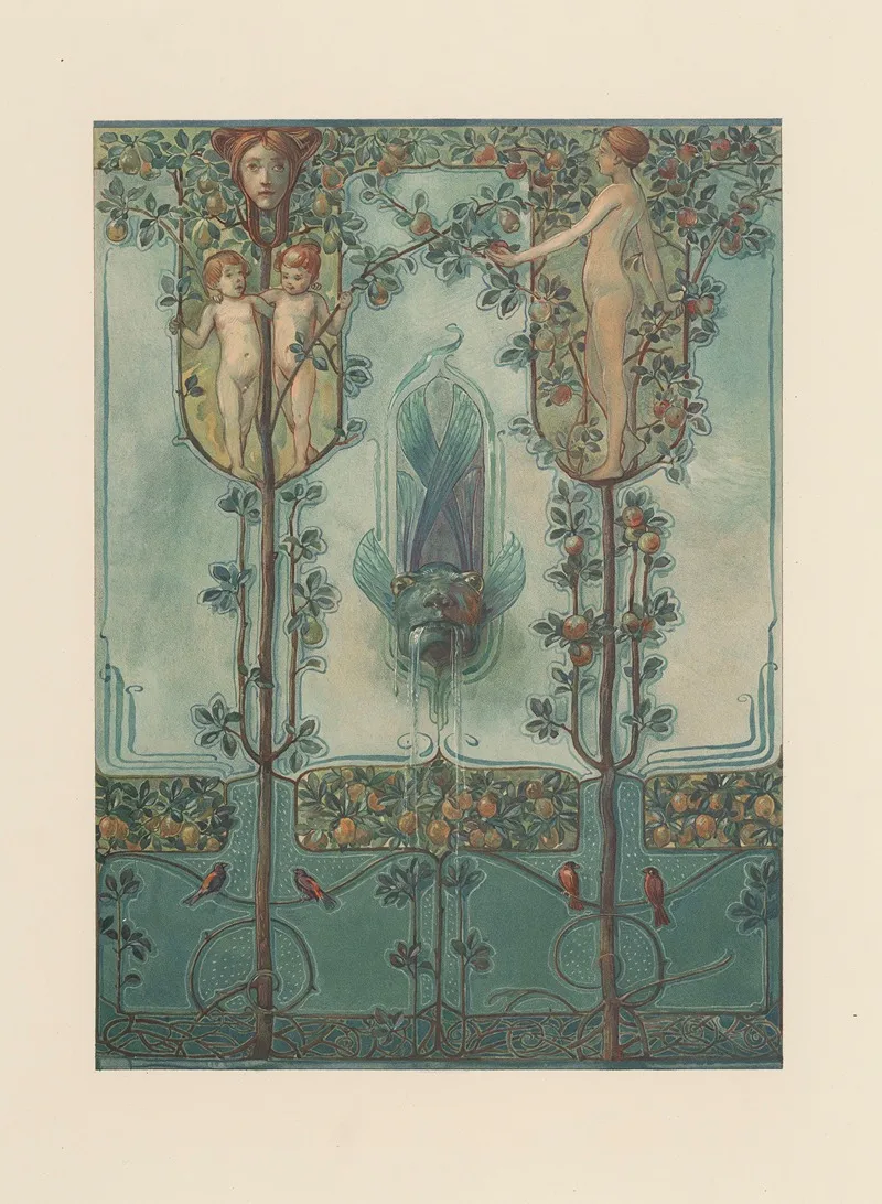 Naturalistische Decorationsmalereien Pl 9