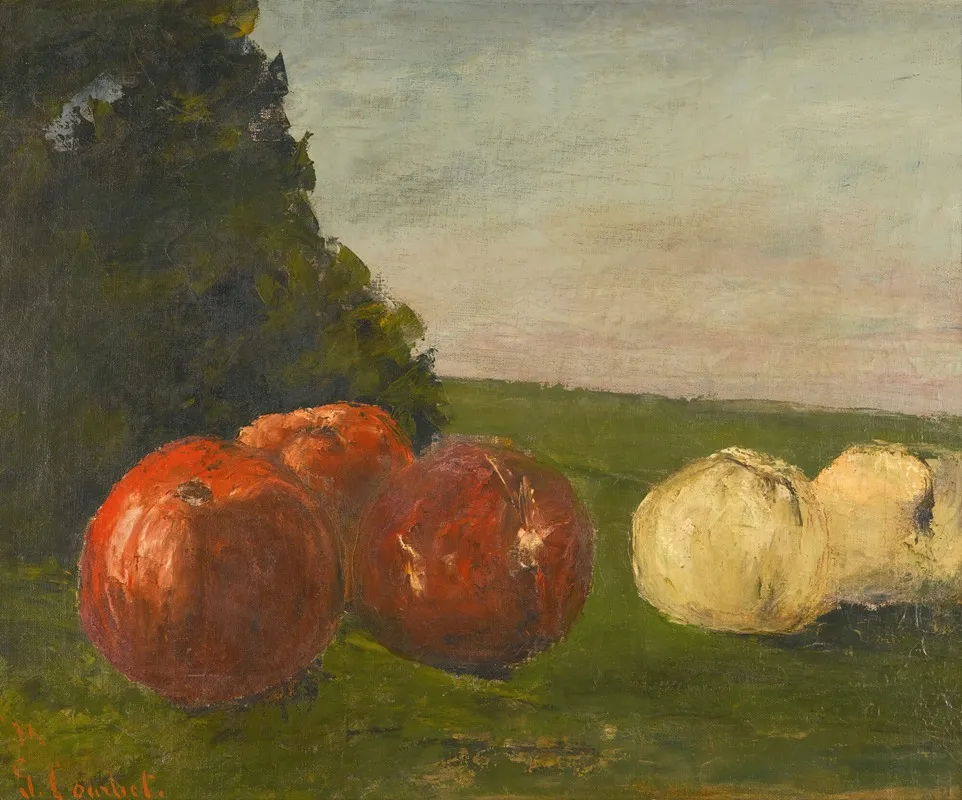 Nature Morte 4 Wall Art by Gustave Courbet - High-Resolution Digital Print
