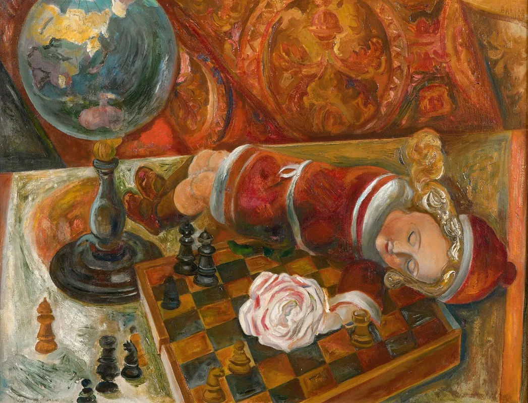 Nature Morte A La Poupee 2 Wall Art by Victor Barthe - High-Resolution Digital Print