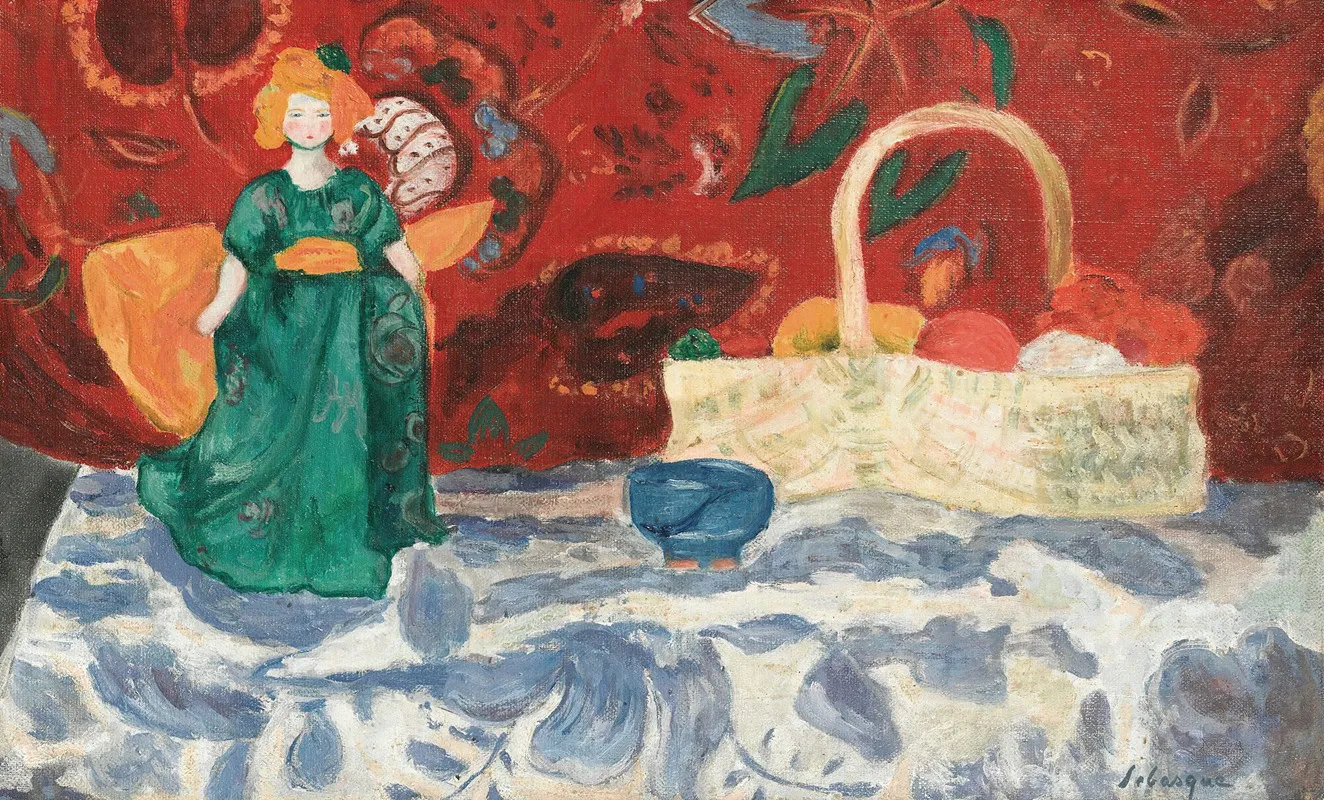 Nature Morte A La Poupee Wall Art by Henri Lebasque - High-Resolution Digital Print