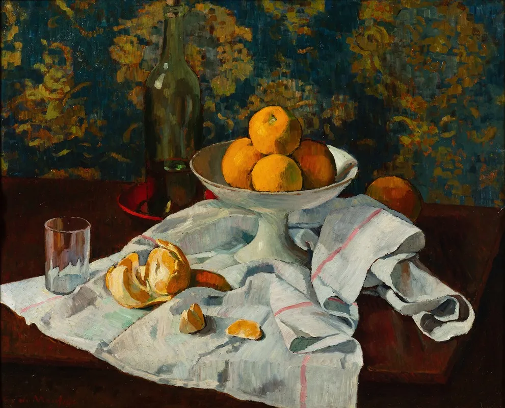 Nature Morte A Lorange Wall Art by George-Daniel de Monfreid - High-Resolution Digital Print