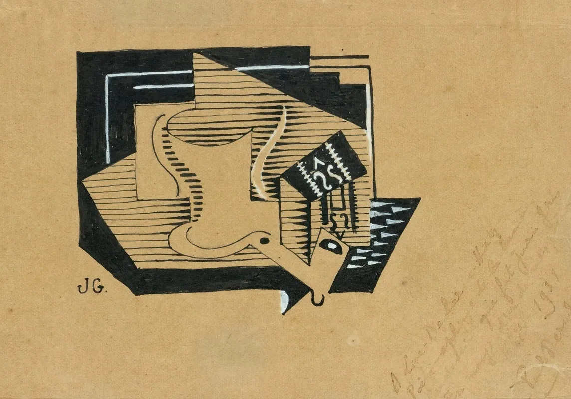 Nature Morte Au Compotier Wall Art by Juan Gris - High-Resolution Digital Print