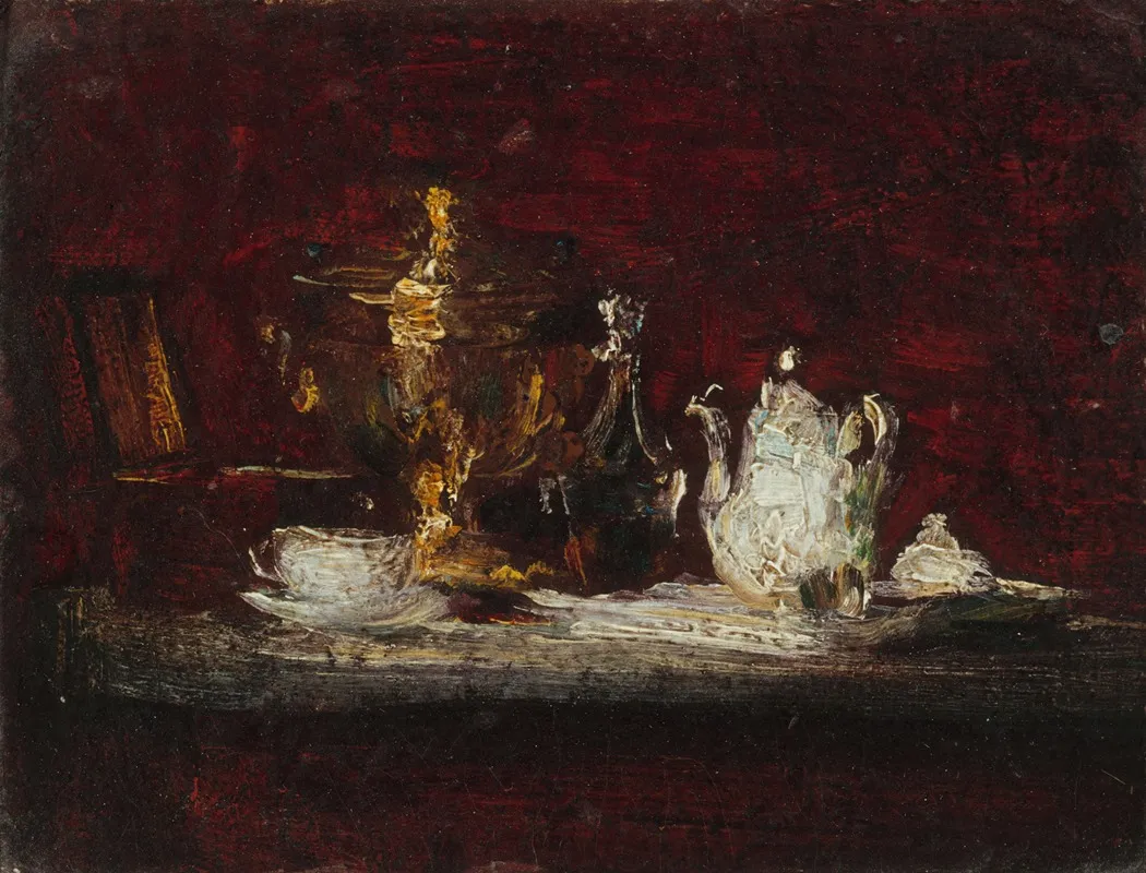 Nature Morte Au Samovar Wall Art by Henri Fantin-Latour - High-Resolution Digital Print