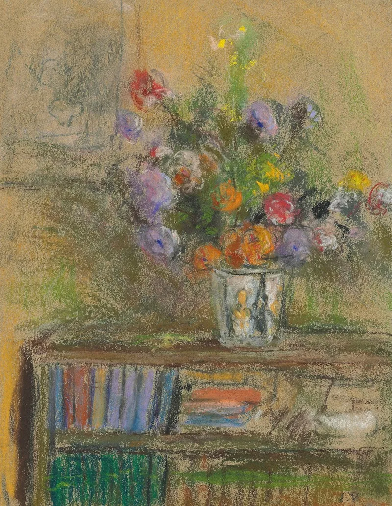 Nature Morte Au Vase De Fleurs