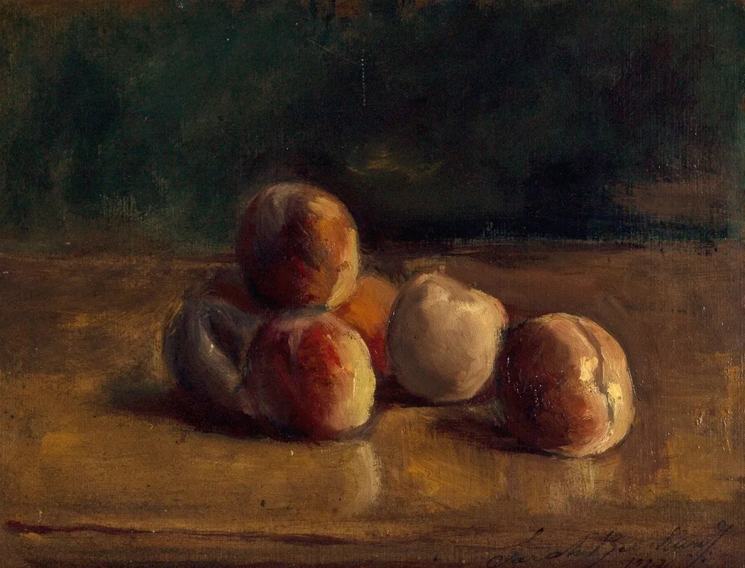 Nature Morte Aux Peches Wall Art by Sarah Bernhardt - High-Resolution Digital Print