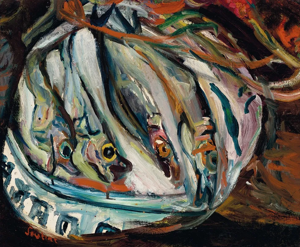 Nature Morte Aux Poissons 2