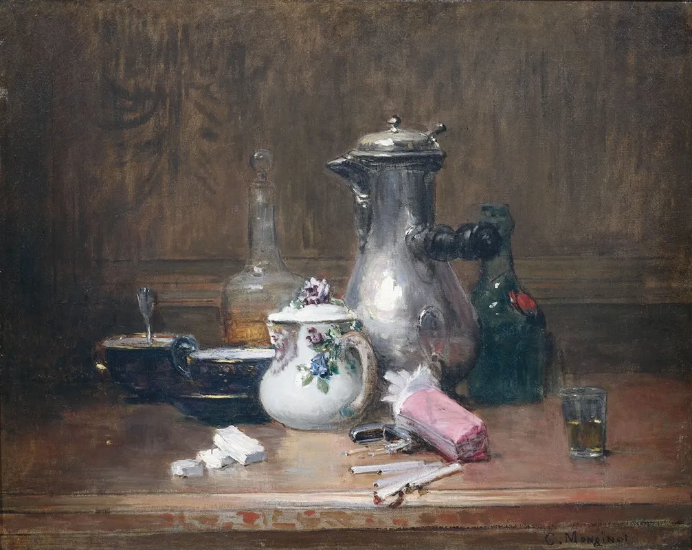 Nature Morte Du Bon Vivant Wall Art by Charles Monginot - High-Resolution Digital Print