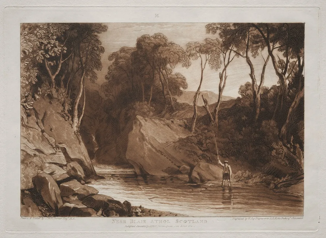 Near Blain Athol Scotland Wall Art by Joseph Mallord William Turner - High-Resolution Digital Print