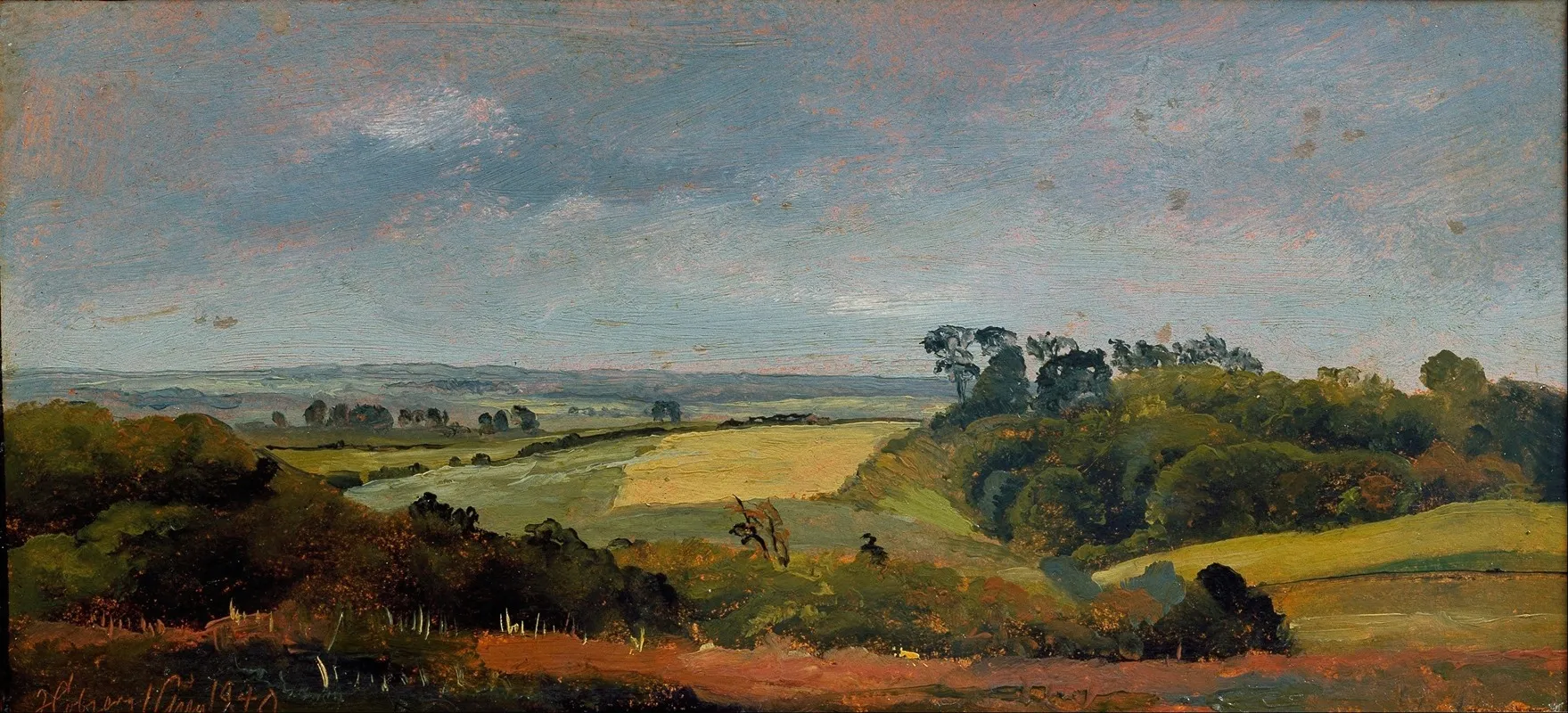 Near Hobjerg Frederiksvaerk Study Wall Art by Johan Thomas Lundbye - High-Resolution Digital Print