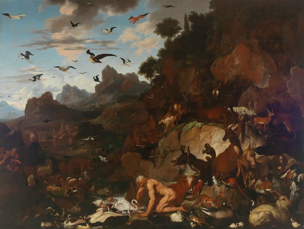 Nebuchadnezzars Madness Wall Art by Carl Borromäus Andreas Ruthart - High-Resolution Digital Print