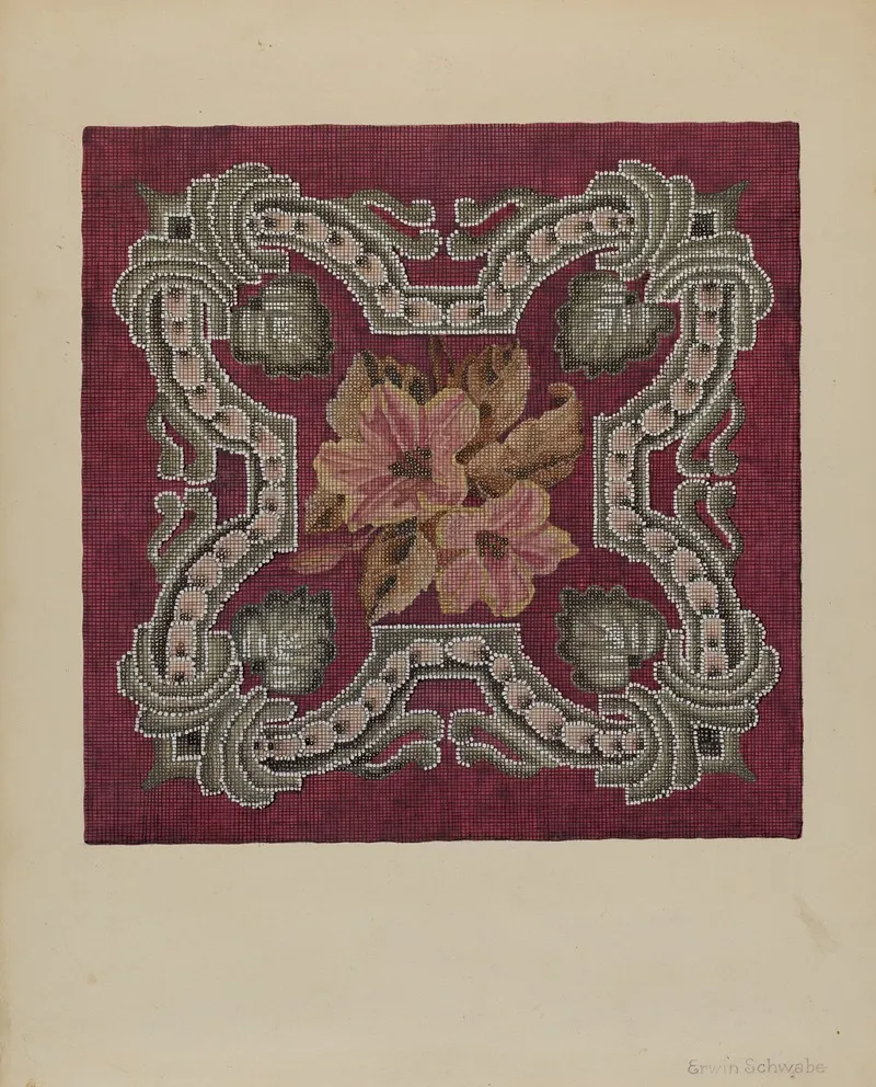 Needlepoint And Beadwork Square