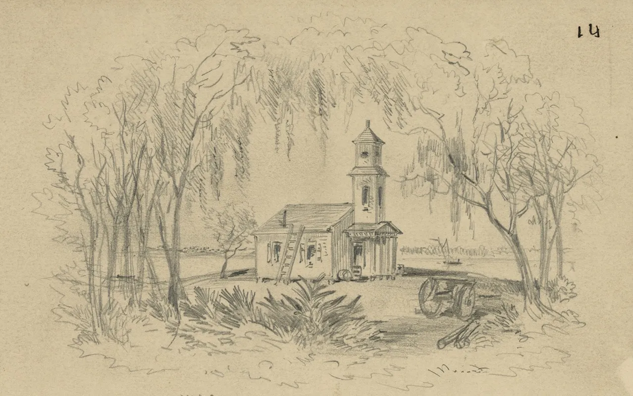 Negro Church Smiths Plantation Port Royal Isld S C