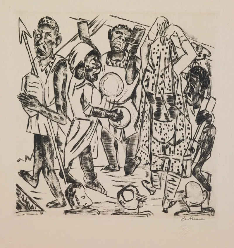 Negro Dance Plate 9 From The Portfolio Annual Fair