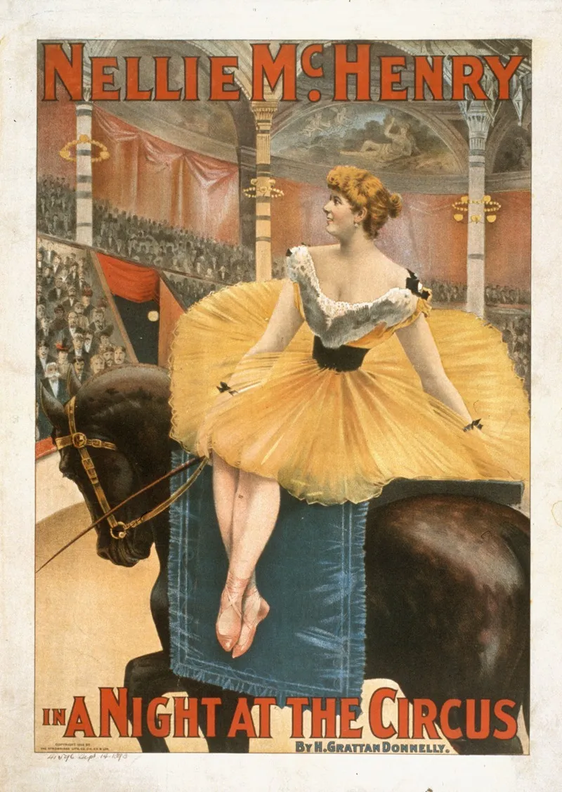 Nellie Mchenry In A Night At The Circus By H Grattan Donnelly