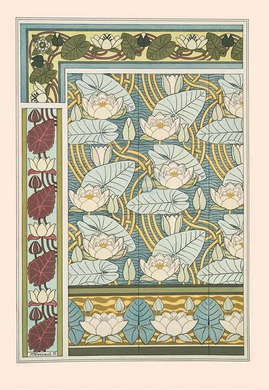 Nenuphar 2 Wall Art by Maurice Pillard Verneuil - High-Resolution Digital Print