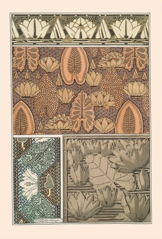 Nenuphar 3 Wall Art by Maurice Pillard Verneuil - High-Resolution Digital Print