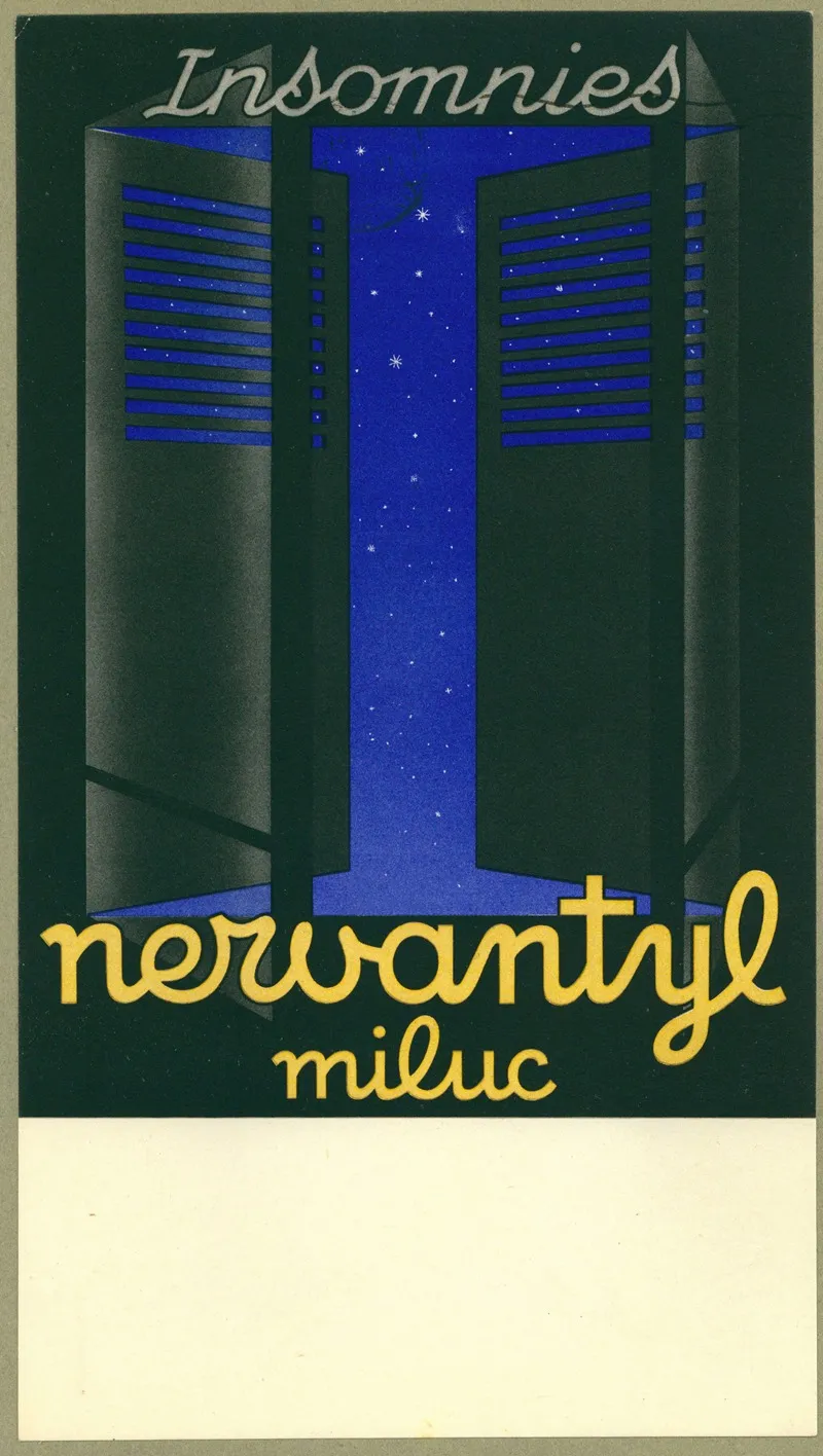 Nervantyl Wall Art by Laboratoires Miluc - High-Resolution Digital Print