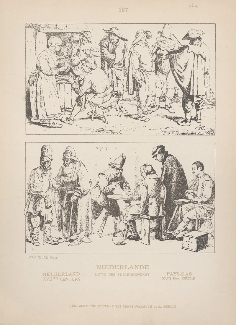Netherland Xviith Century Wall Art by Adolf Rosenberg - High-Resolution Digital Print