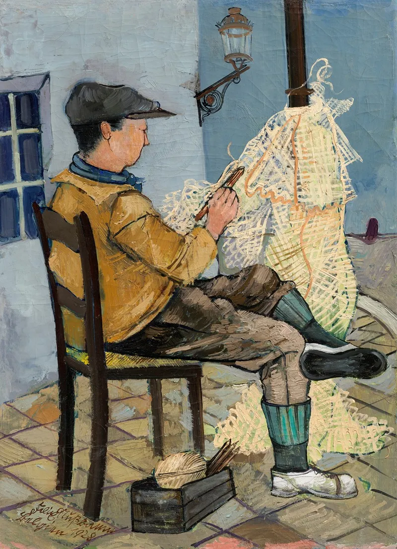 Netzflicker 2 Wall Art by Felix Nussbaum - High-Resolution Digital Print