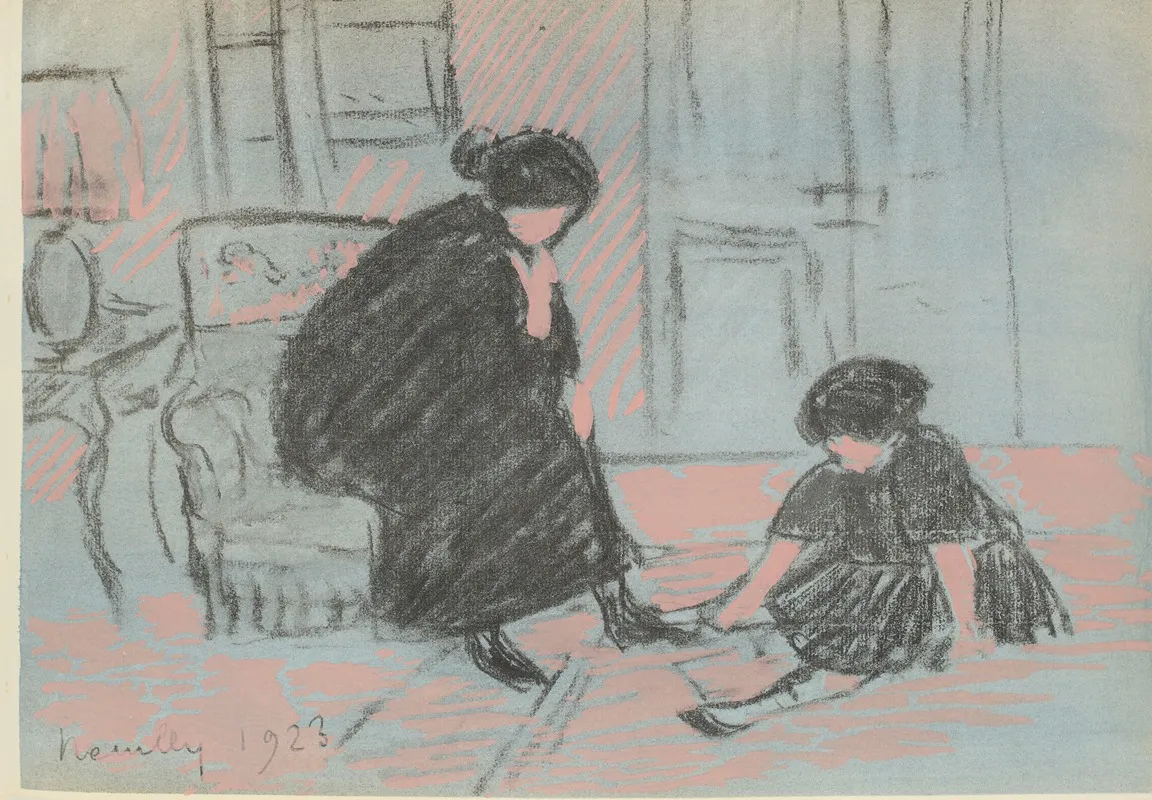 Neuilly 1923 Renee Wall Art by Paul Goute - High-Resolution Digital Print