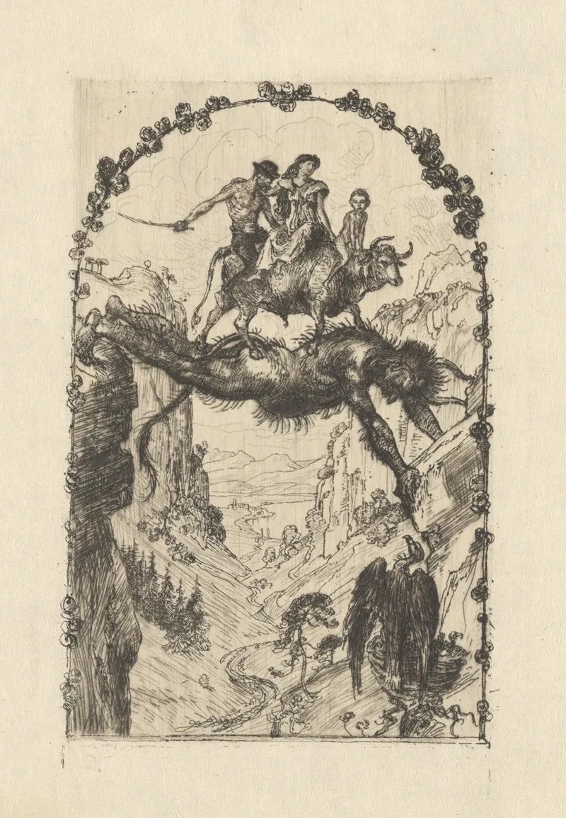 Neujahrskarte Teufelsbrucke