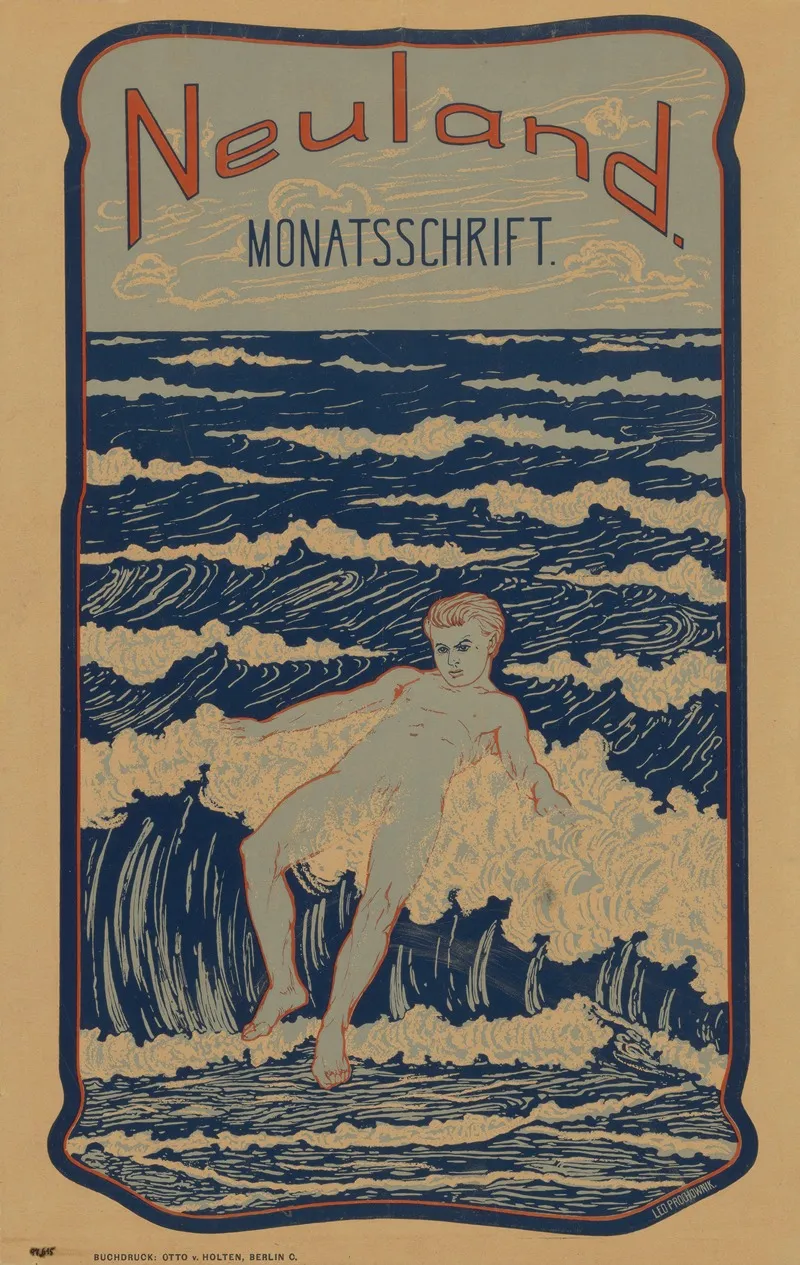 Neuland Monatsschrift Wall Art by Leo Prochownik - High-Resolution Digital Print