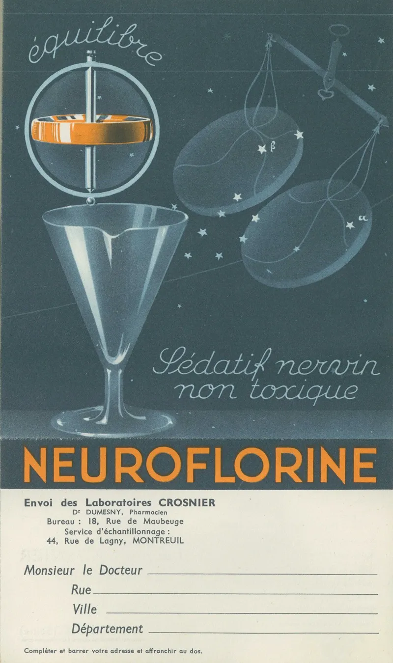 Neuroflorine 2 Wall Art by Laboratoires Crosnier - High-Resolution Digital Print