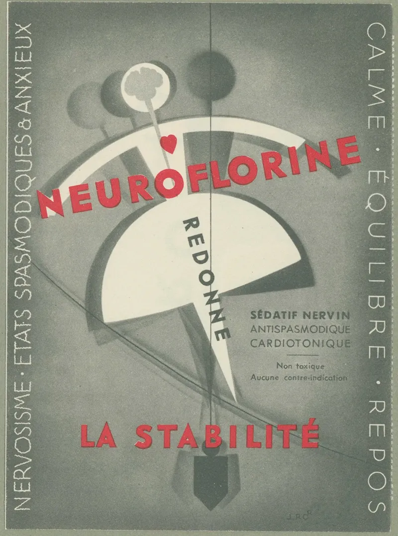 Neuroflorine Wall Art by Laboratoires Crosnier - High-Resolution Digital Print