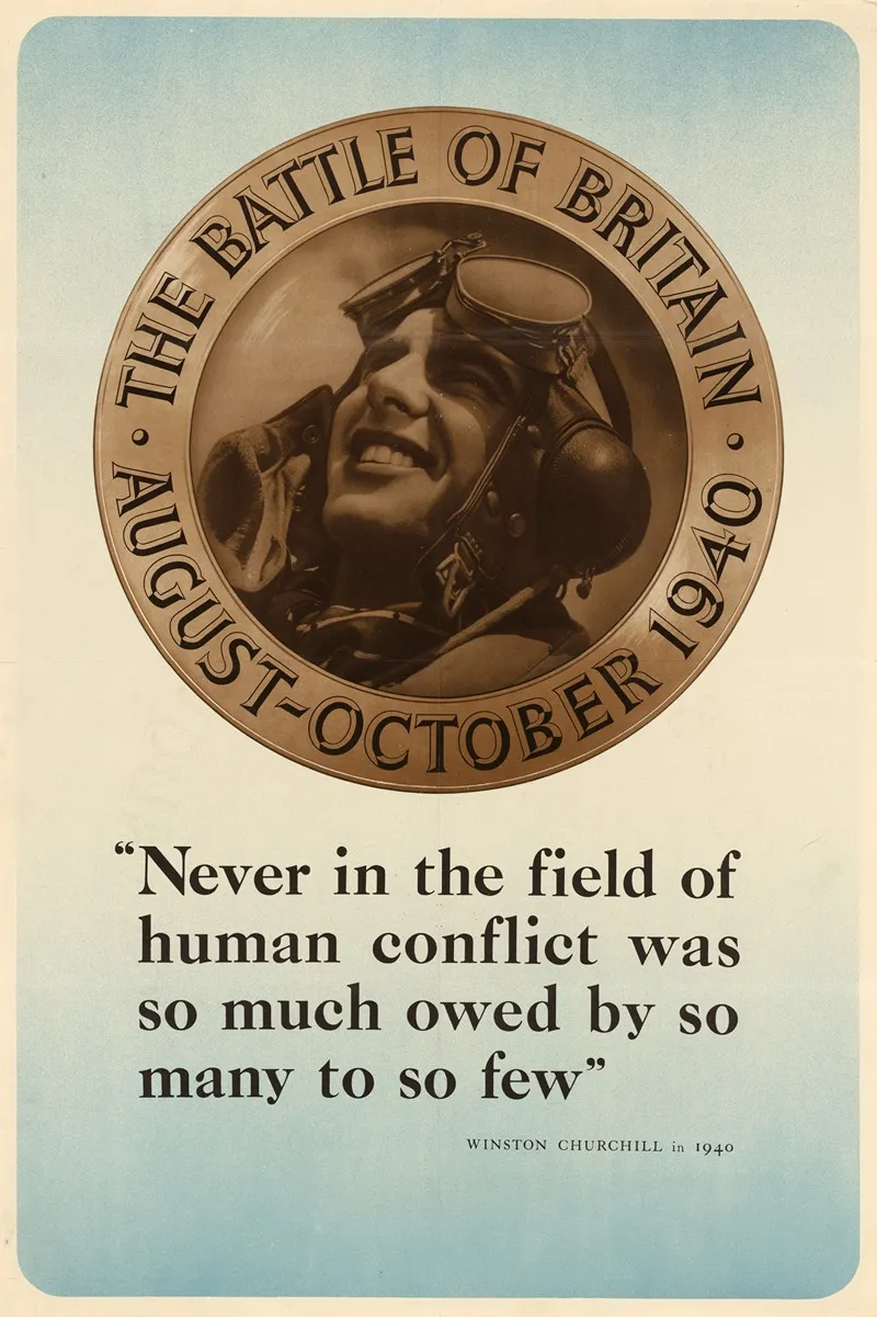 Never In The Field Of Human Conflict Was So Much Owed By So Many To So Few