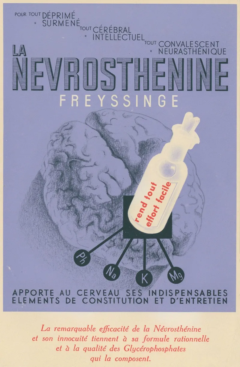 Nevrosthenine Wall Art by Laboratoire Freyssinge - High-Resolution Digital Print