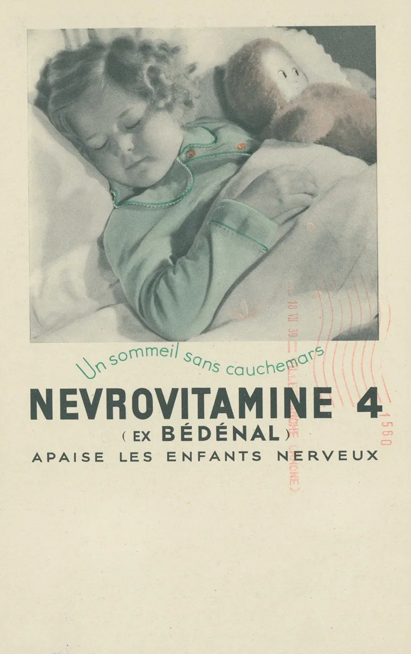 Nevrovitamine 4 6 Wall Art by Laboratoire d'actino-biologie - High-Resolution Digital Print