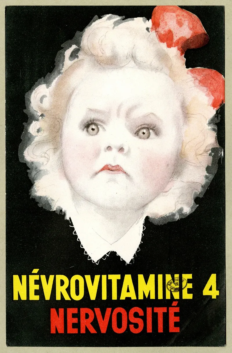 Nevrovitamine 4 9 Wall Art by Laboratoire d'actino-biologie - High-Resolution Digital Print