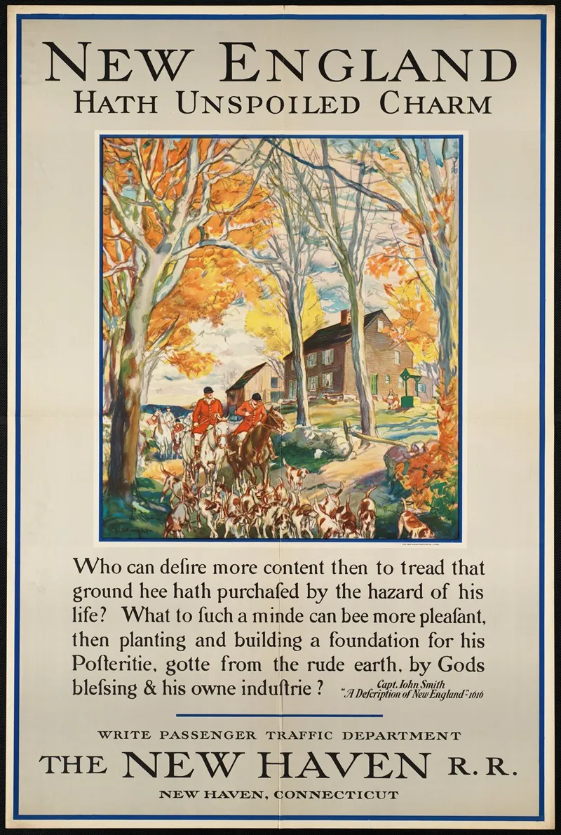 New England Hath Unspoiled Charm Wall Art by Anonymous - High-Resolution Digital Print