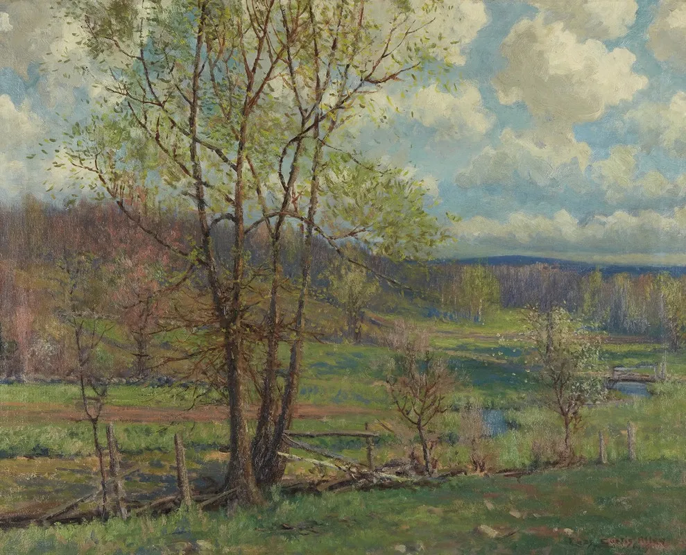New England Spring Wall Art by Charles Curtis Allen - High-Resolution Digital Print
